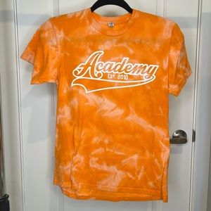 Hand-dyed "Academy Climber's Rock" T-shirt size small